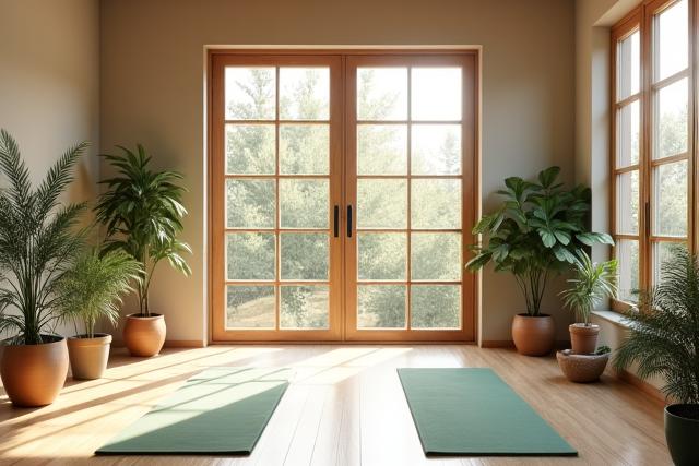 Serpent Serene 브랜드 철학을 담은 고요하고 아름다운 요가 스튜디오 내부 모습